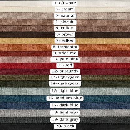 Linen Custom Lumbar Pillow Case, Long & Large Oversized Linen Throw Pillow Cover, Linen Modern Cushion Cover, Invisible Zipper, 14x40, 16x47